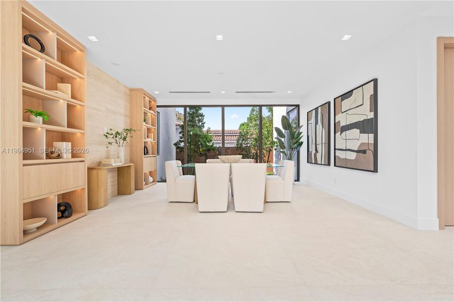 Furnished interior view inside a new home in , Miami (Image 8).