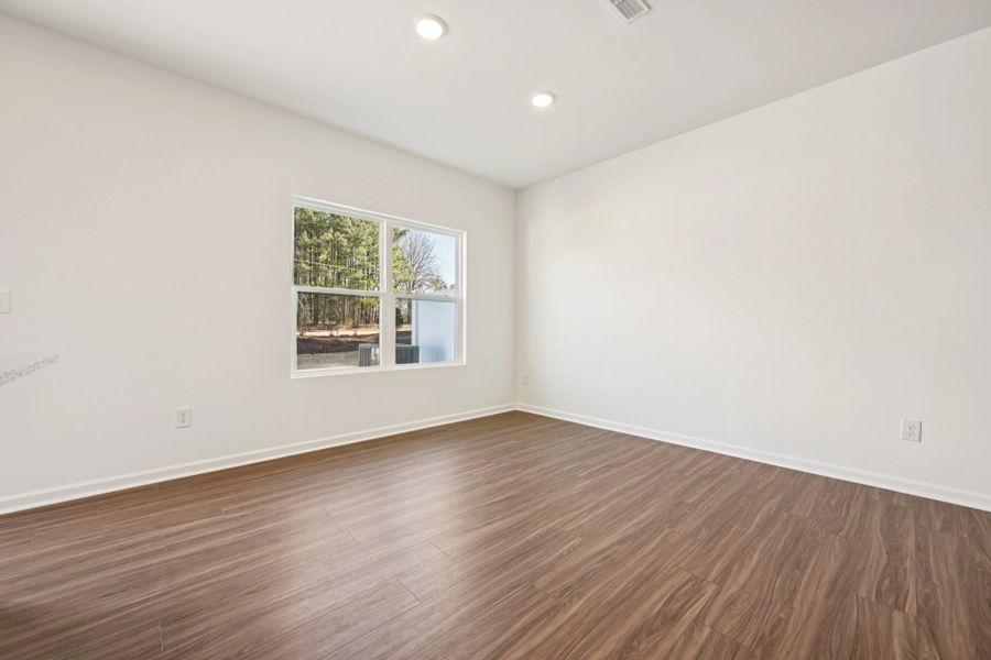 Spacious, unfurnished interior of a new home in Towns at Crescent Mills, Wilson's Mills (Image 12). Spacious, unfurnished interior of a new home in Towns at Crescent Mills, Wilson's Mills (Image 12).