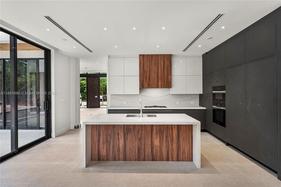 Furnished interior view inside a new home in , South Miami (Image 6). Furnished interior view inside a new home in , South Miami (Image 6).