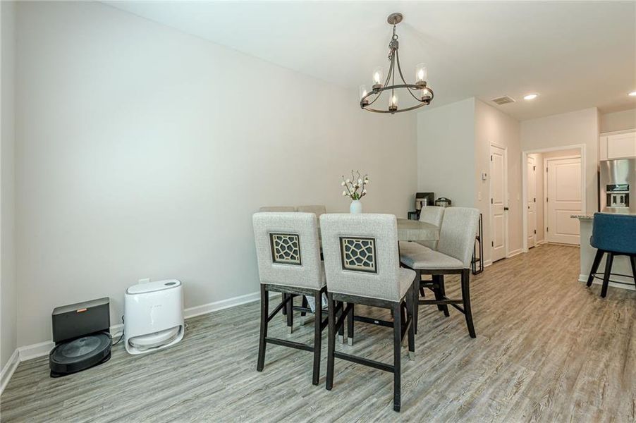 Furnished interior view inside a new home in , Atlanta (Image 13).