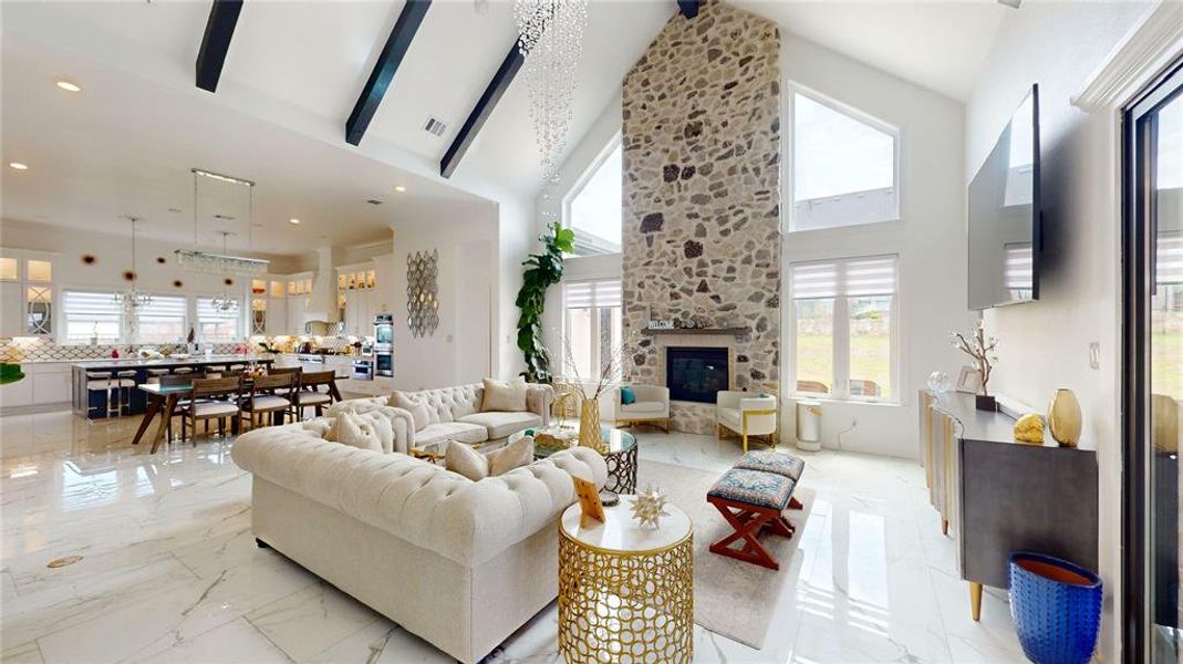 Furnished interior view inside a new home in , Wylie (Image 5).