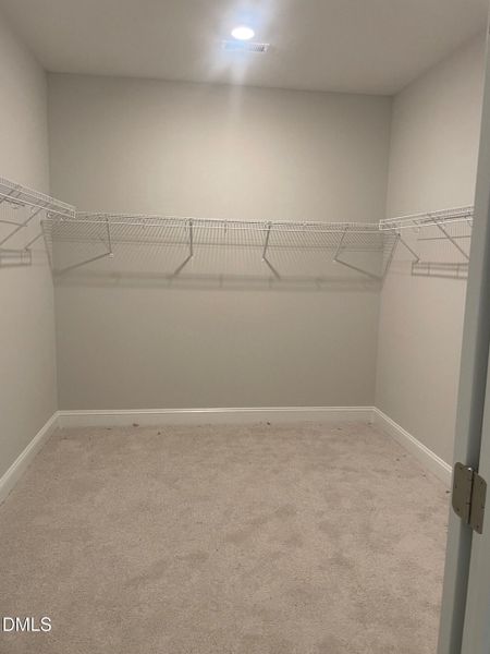 primary walk in closet