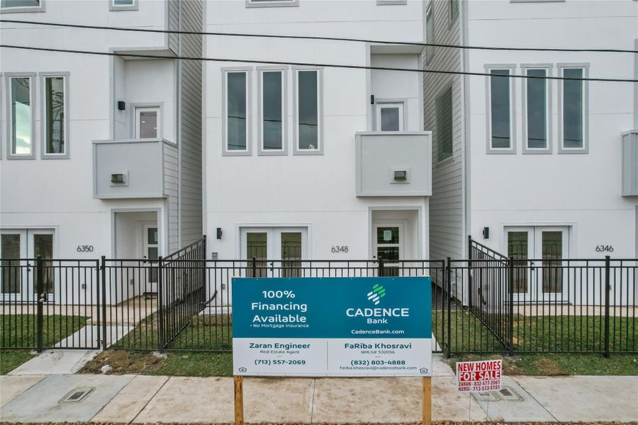 Front exterior of a new home in , Houston, TX, highlighting curb appeal (Image 18).