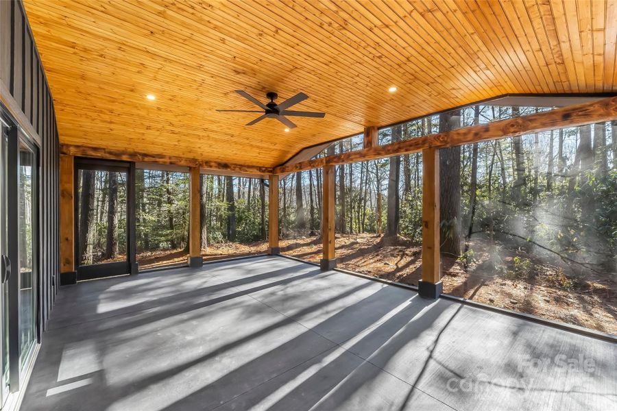 Exterior details and patio area of a home in , Newland (Image 2). Exterior details and patio area of a home in , Newland (Image 2).
