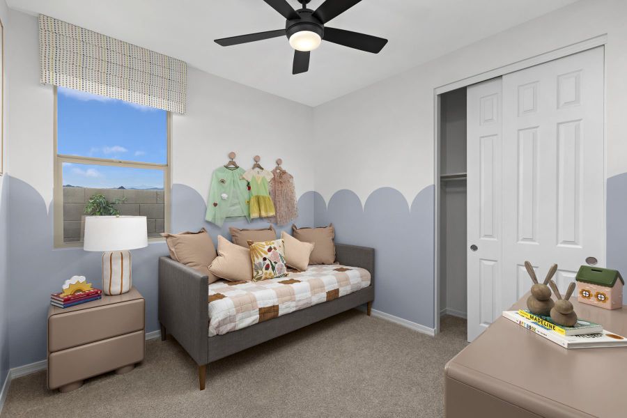 Representative furnished interior of a home built from the Cedar by Mattamy Homes in Baker Farms, Phoenix (Image 15).