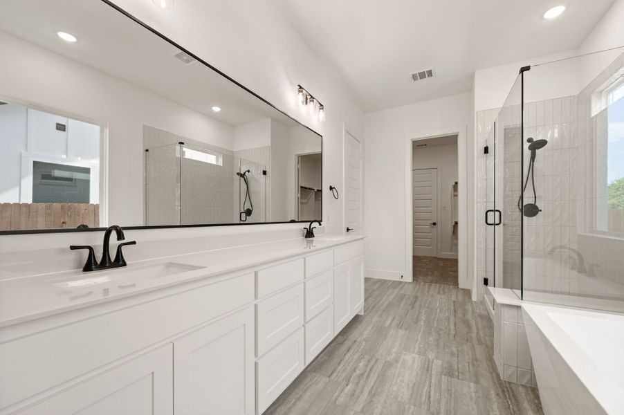 Representative furnished interior of a home built from the Ashley by Our Country Homes in Parks of Aledo, Aledo (Image 36).