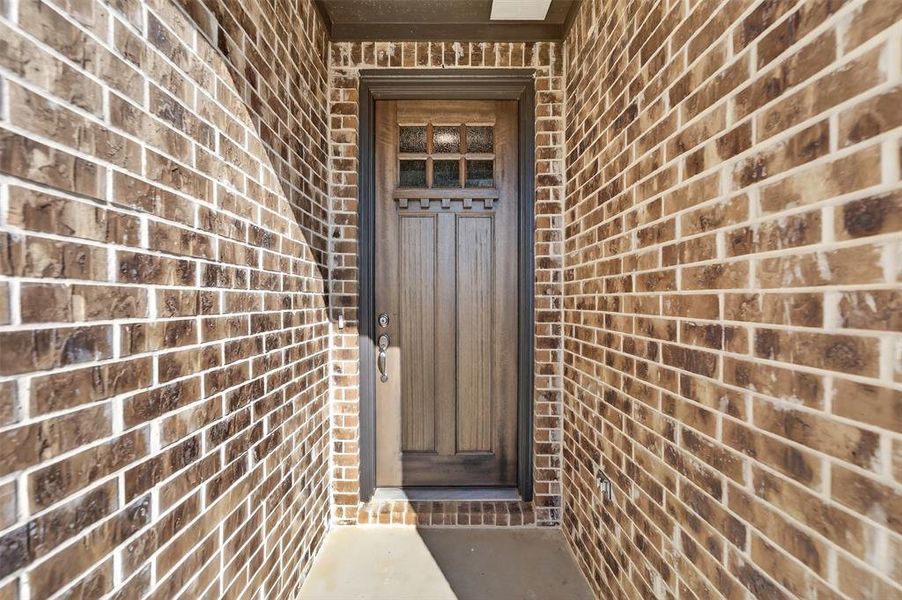 Exterior details and patio area of a home in Liberty Pointe, Gainesville (Image 4). Exterior details and patio area of a home in Liberty Pointe, Gainesville (Image 4).