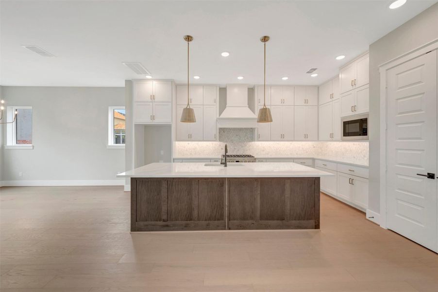 Furnished interior view inside a new home in Easthaven at Bridgeland Central - Horizon Collection, Cypress (Image 9). Furnished interior view inside a new home in Easthaven at Bridgeland Central - Horizon Collection, Cypress (Image 9).