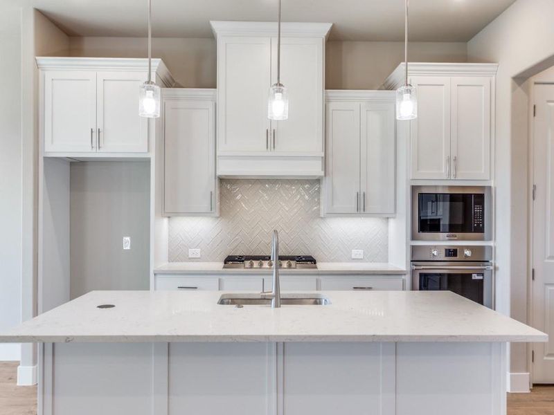 Furnished interior view inside a new home in Ladera at the Reserve, Mansfield (Image 10).
