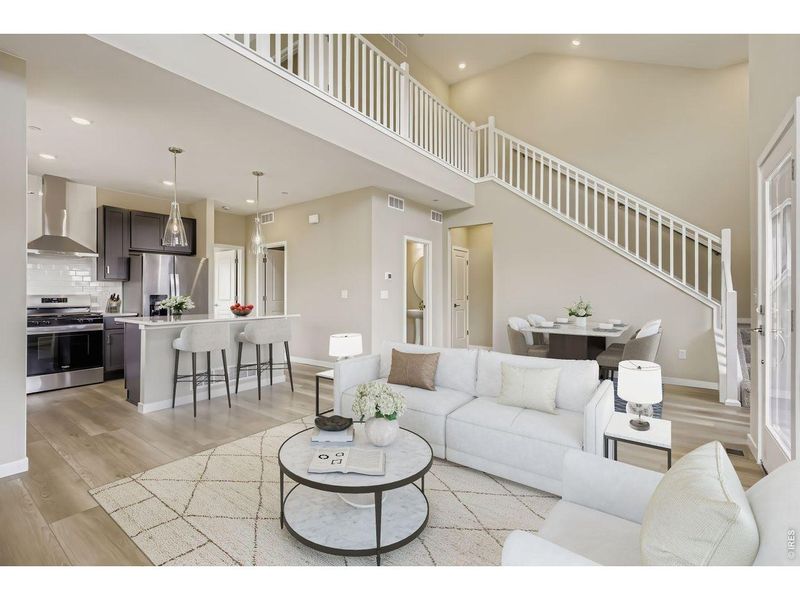 Furnished interior view inside a new home in Northfield, Fort Collins (Image 12).