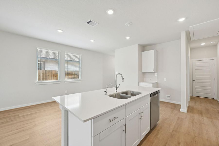 Furnished interior view inside a new home in Landing Meadows - Traditional Series, New Caney (Image 13).