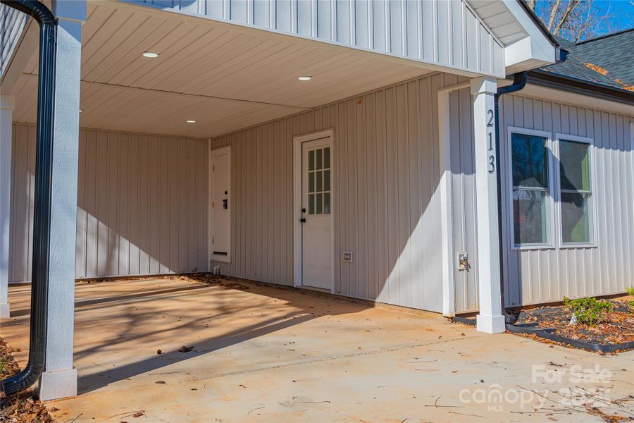 Exterior details and patio area of a home in , Forest City (Image 16). Exterior details and patio area of a home in , Forest City (Image 16).