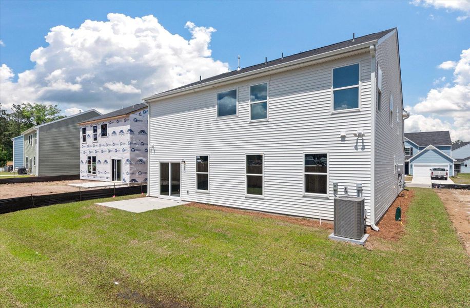 Exterior details and patio area of a home in Oakley Pointe, Moncks Corner (Image 2).