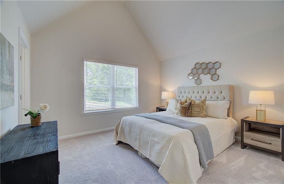 Furnished interior view inside a new home in Whisper Creek, Atlanta (Image 10).