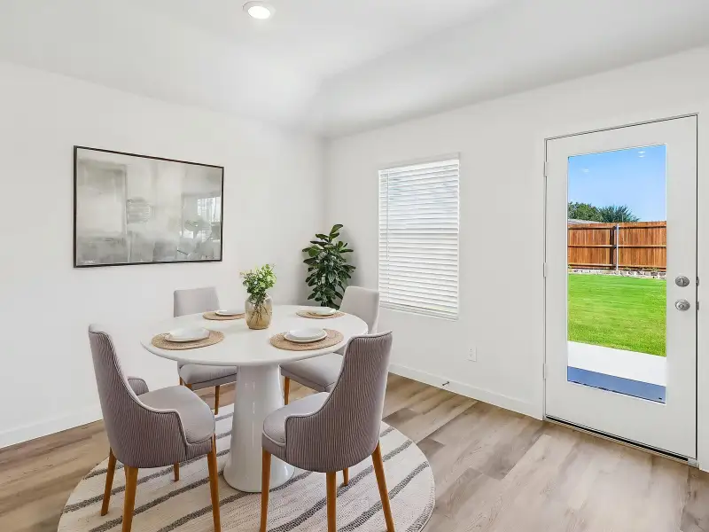 Furnished interior view inside a new home in Morgan Farms, Josephine (Image 4).