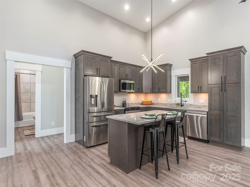 Furnished interior view inside a new home in , Asheville (Image 8). Furnished interior view inside a new home in , Asheville (Image 8).