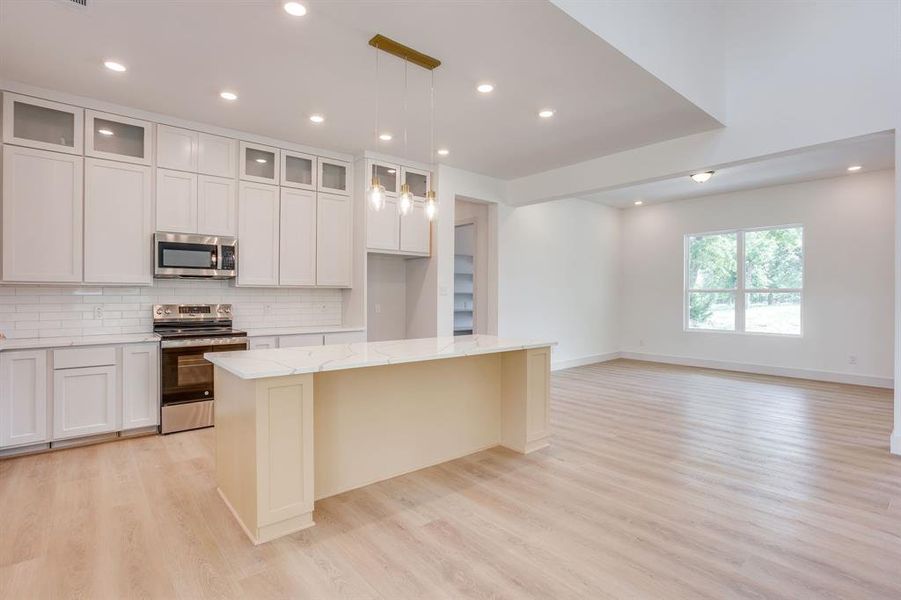 Furnished interior view inside a new home in , Sunset (Image 27).