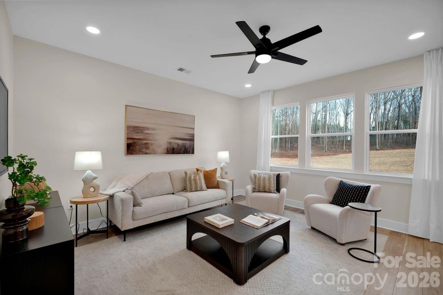 Furnished interior view inside a new home in , Mooresville (Image 6).