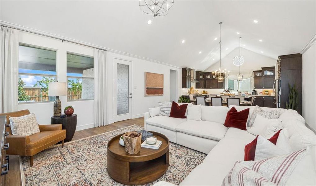 Furnished interior view inside a new home in Creekshaw, Royse City (Image 27).