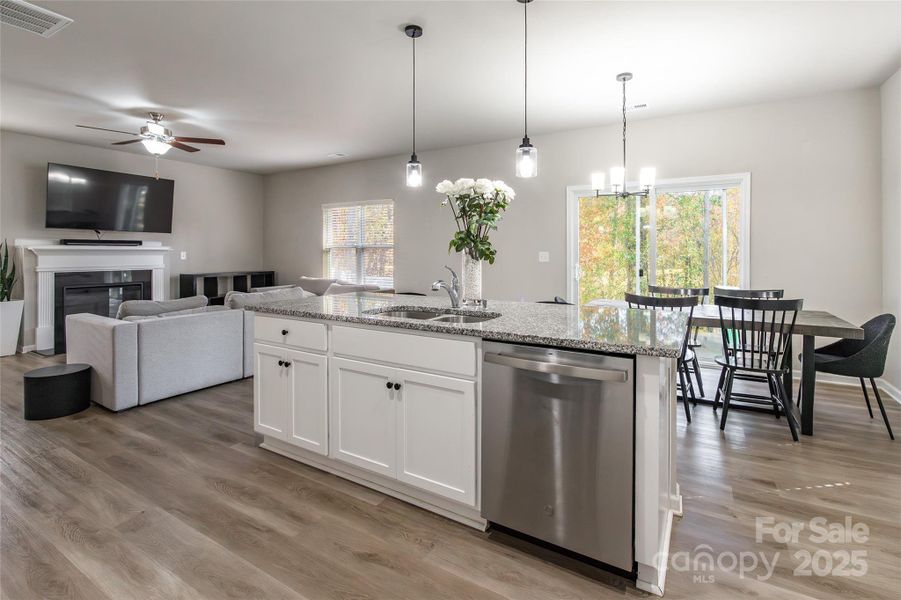 Furnished interior view inside a new home in McGee Place, Charlotte (Image 26).