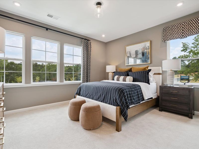 Representative furnished interior of a home built from the Mayes by Tri Pointe Homes in Millstone, Cramerton (Image 23).