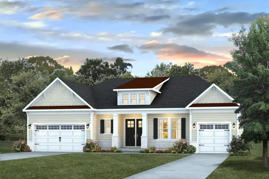 Representative exterior photo of a completed home built from the The Sandcastle by Chesapeake Homes in Coastal Club of the Carolinas, Calabash, NC (Image 22).