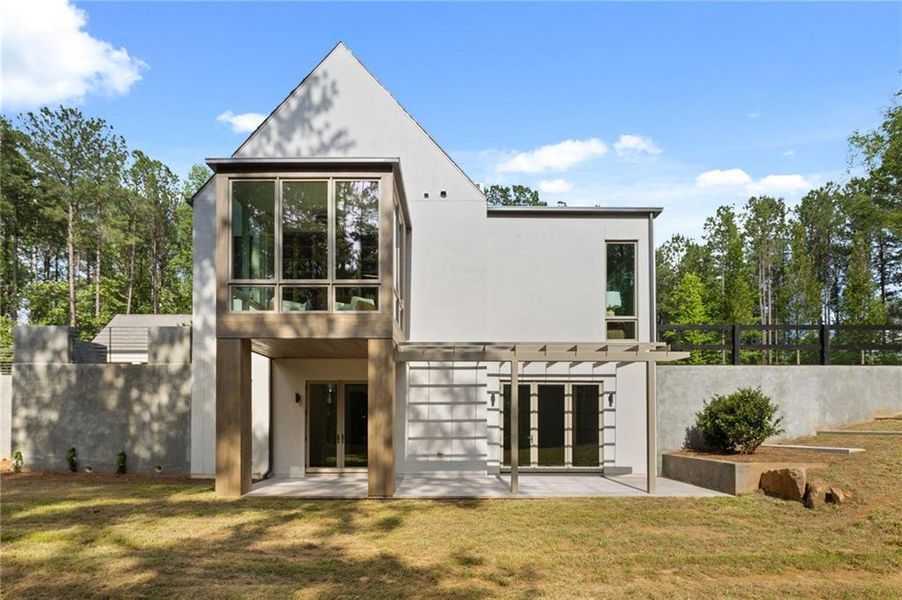 Front exterior of a new home in , Chattahoochee Hills, GA, highlighting curb appeal (Image 1). Front exterior of a new home in , Chattahoochee Hills, GA, highlighting curb appeal (Image 1).