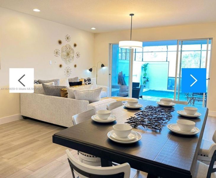 Furnished interior view inside a new home in , Clermont (Image 4). Furnished interior view inside a new home in , Clermont (Image 4).