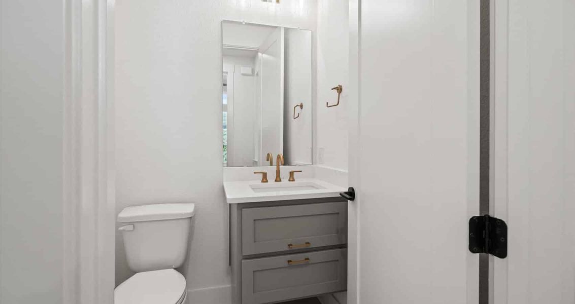 Furnished interior view inside a new home in Sweetwater, Austin (Image 10).