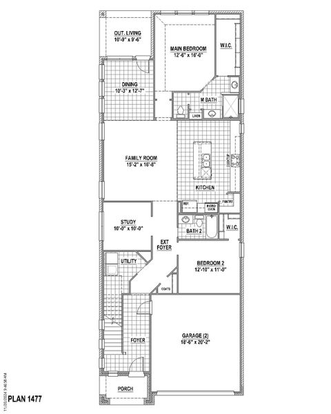 Plan 1477 1st Floor Plan 1477 1st Floor
