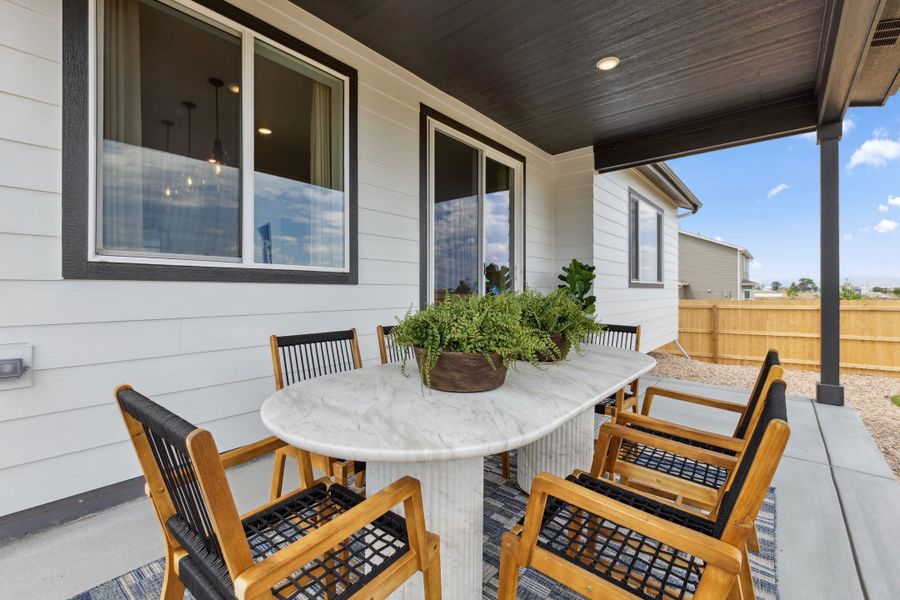 Representative exterior details of a home built from the Jansen by Risewell Homes in Cherry Meadows, Brighton (Image 3).