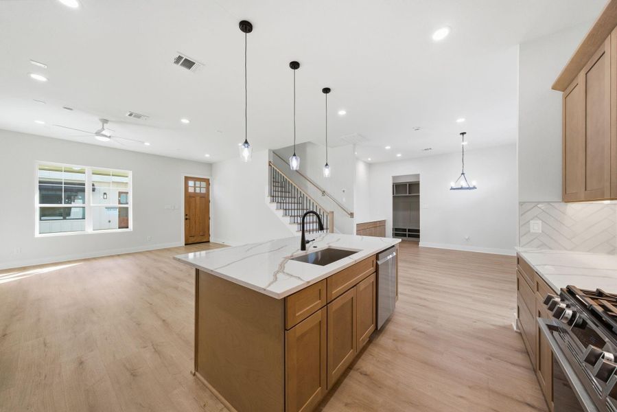 Furnished interior view inside a new home in , Houston (Image 13). Furnished interior view inside a new home in , Houston (Image 13).