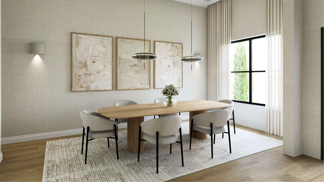 Furnished interior view inside a new home in , Houston (Image 14).