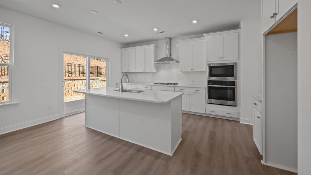 The Burton Plan in Farms at Bellingham by DRB Homes in Charlotte NC - Kitchen