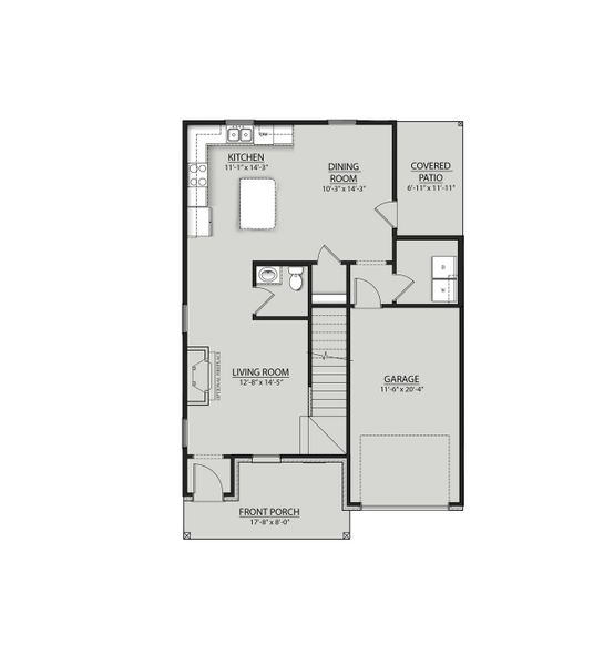 2D floor plan layout of this home in Hickory Cove, Burns, TN (Image 2). 2D floor plan layout of this home in Hickory Cove, Burns, TN (Image 2).