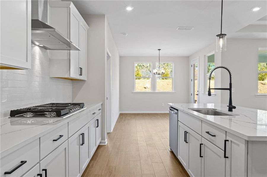 Furnished interior view inside a new home in Kelly Preserve, Loganville (Image 7).