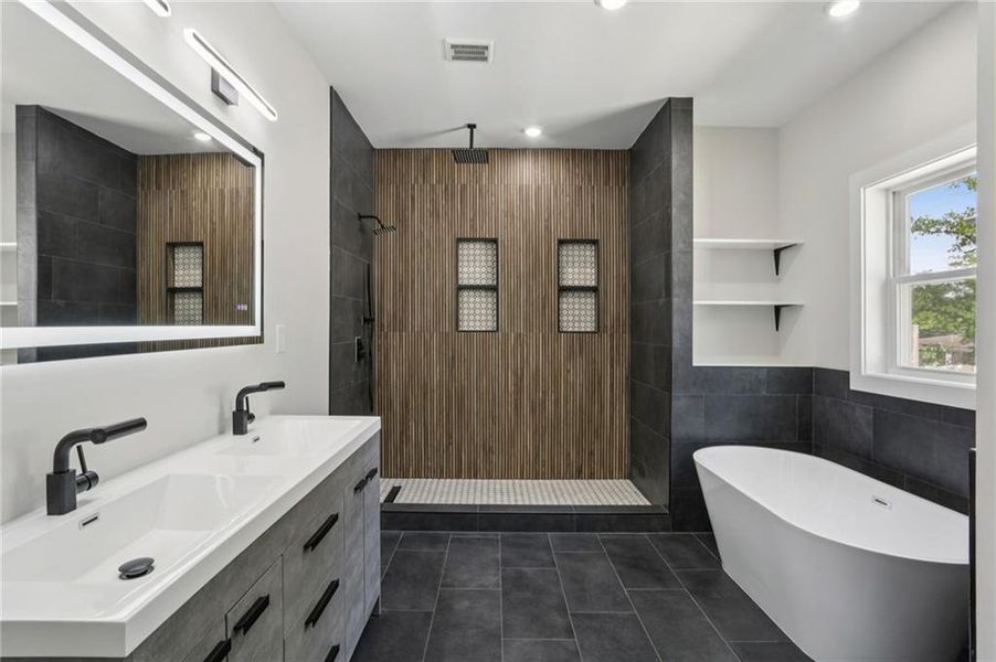 Furnished interior view inside a new home in , Atlanta (Image 6).