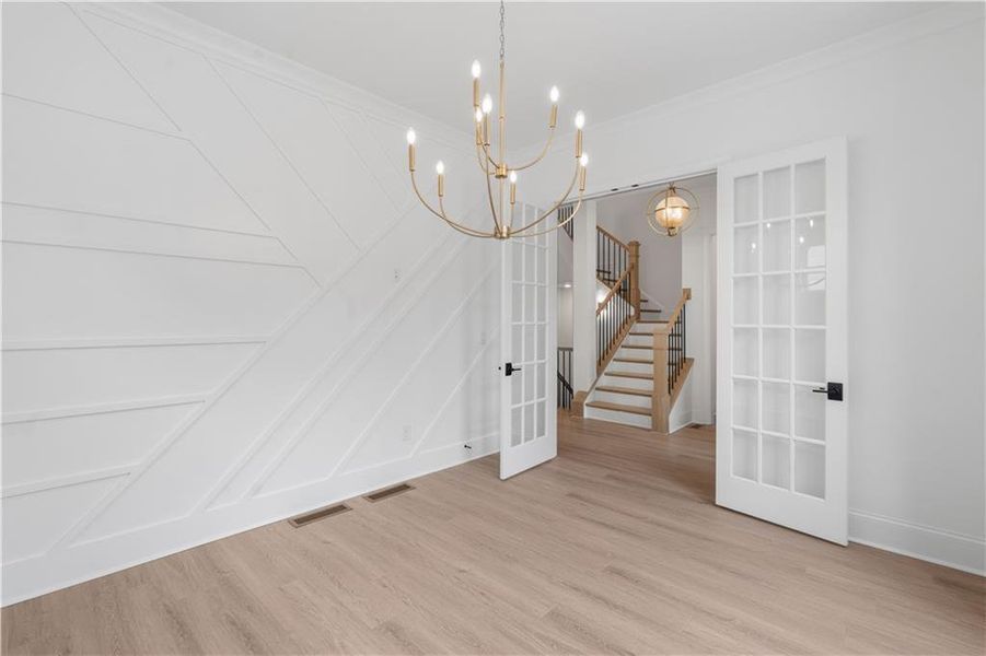 Spacious, unfurnished interior of a new home in Waterside Single Family, Peachtree Corners (Image 58). Spacious, unfurnished interior of a new home in Waterside Single Family, Peachtree Corners (Image 58).