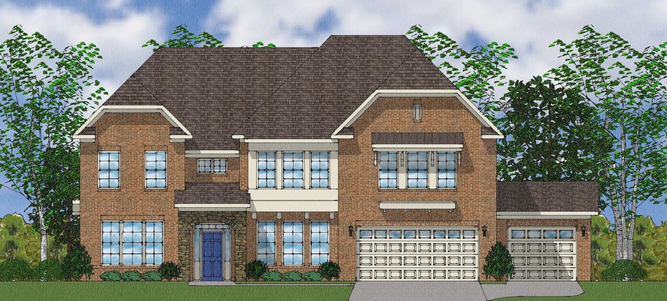 Representative exterior photo of a completed home built from the Rutledge II - Elite Collection by Mungo Homes in Suter Estates, Easley, SC (Image 14).