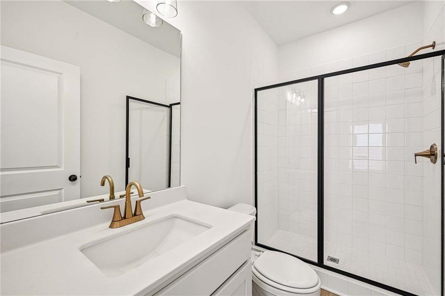 Furnished interior view inside a new home in Eastlyn Crossing, Flowery Branch (Image 13).