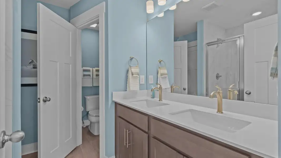 Furnished interior view inside a new home in Anna's Pointe, Simpsonville (Image 18).