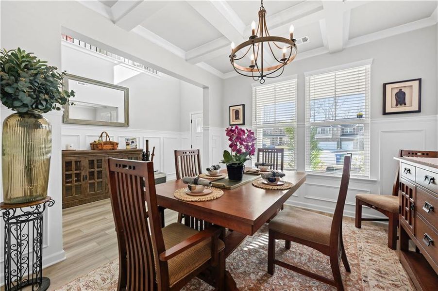 Furnished interior view inside a new home in , Atlanta (Image 45).