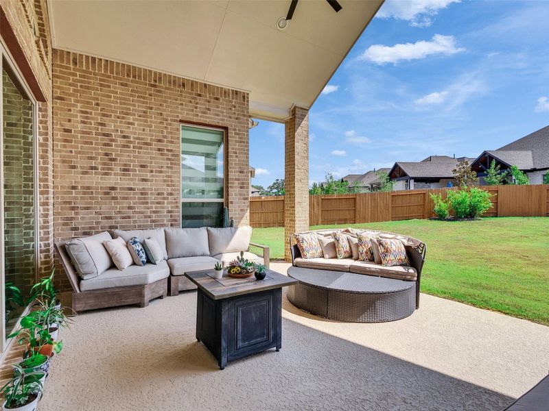 Exterior details and patio area of a home in , Fulshear (Image 1). Exterior details and patio area of a home in , Fulshear (Image 1).