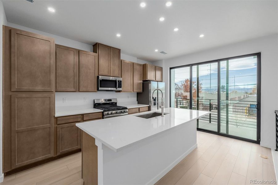 Furnished interior view inside a new home in , Denver (Image 7).