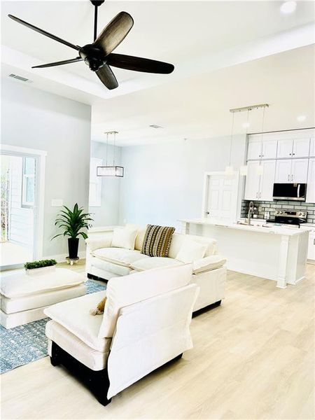 Furnished interior view inside a new home in , Covington (Image 8).