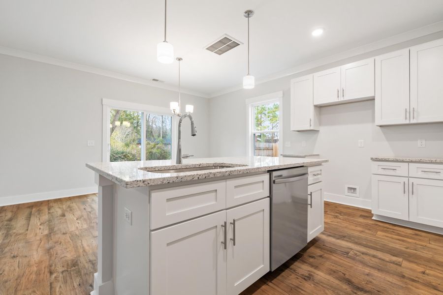 Furnished interior view inside a new home in , Charleston (Image 12). Furnished interior view inside a new home in , Charleston (Image 12).