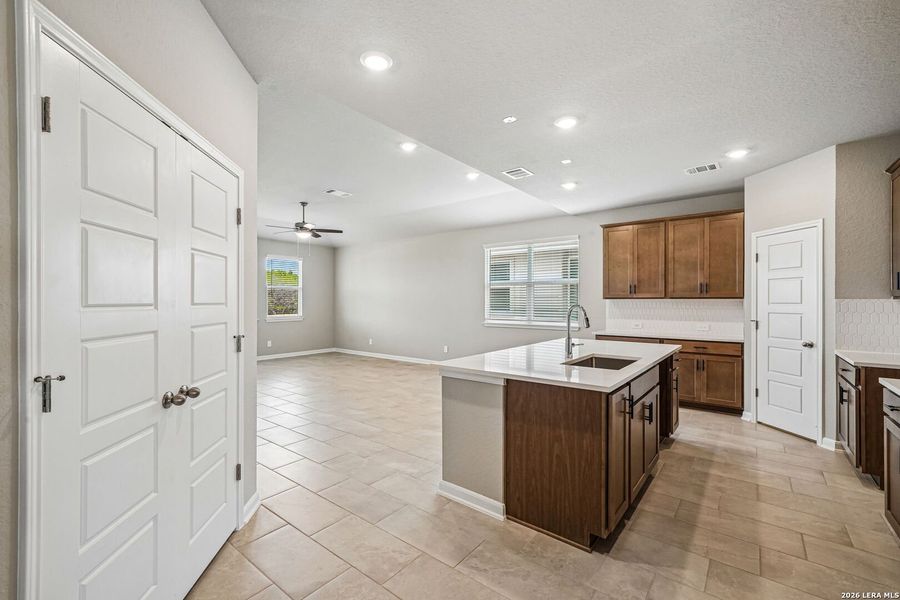 Furnished interior view inside a new home in Thomas Pond, San Antonio (Image 13). Furnished interior view inside a new home in Thomas Pond, San Antonio (Image 13).