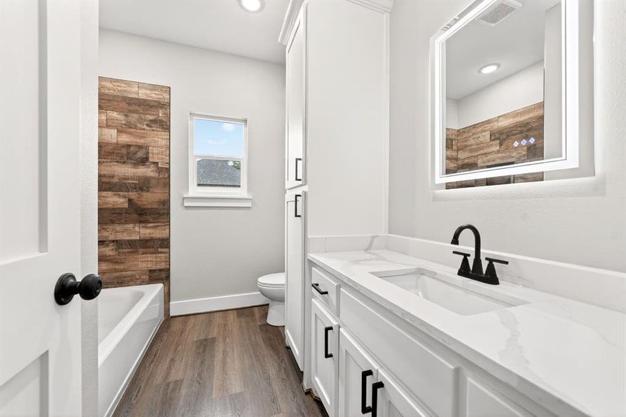Furnished interior view inside a new home in , Edgewood (Image 19).