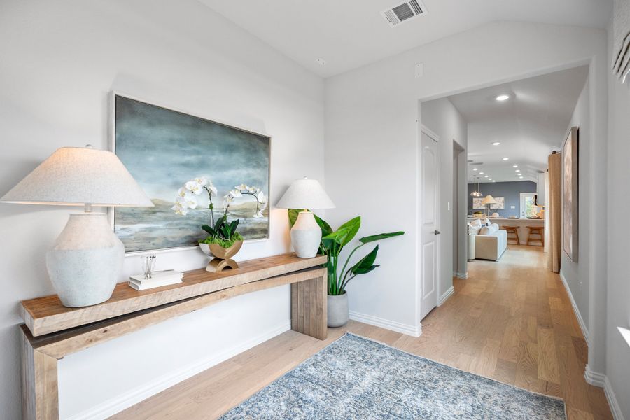 Representative furnished interior of a home built from the Primrose by Beazer Homes in Churchill: Fields 40', Anna (Image 5).