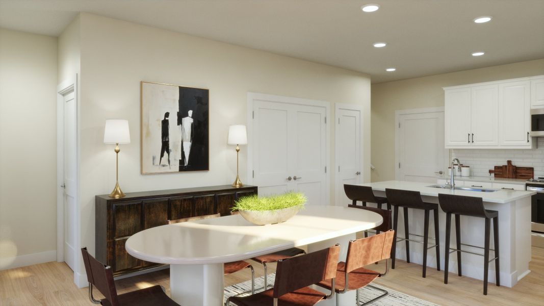 Representative furnished interior of a home built from the 2404 by Risewell Homes in Harvest Crossing, Aurora (Image 8). Representative furnished interior of a home built from the 2404 by Risewell Homes in Harvest Crossing, Aurora (Image 8).